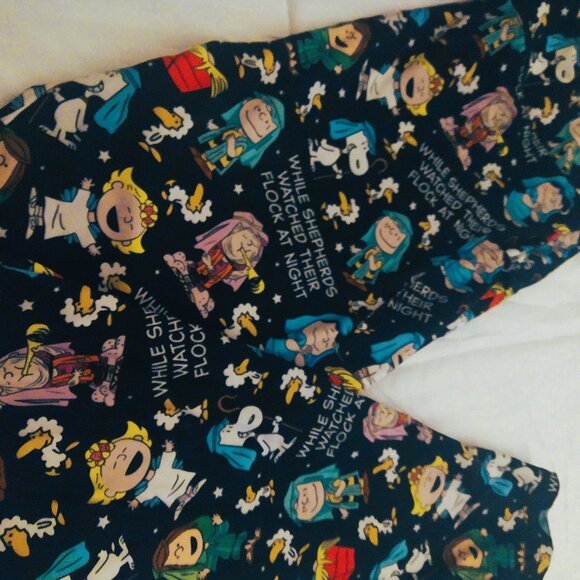 Peanuts christmas shepherd at night leggings 2xl - Picture 2 of 5
